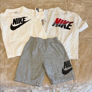 Nike Kids Gray Athletic Shorts